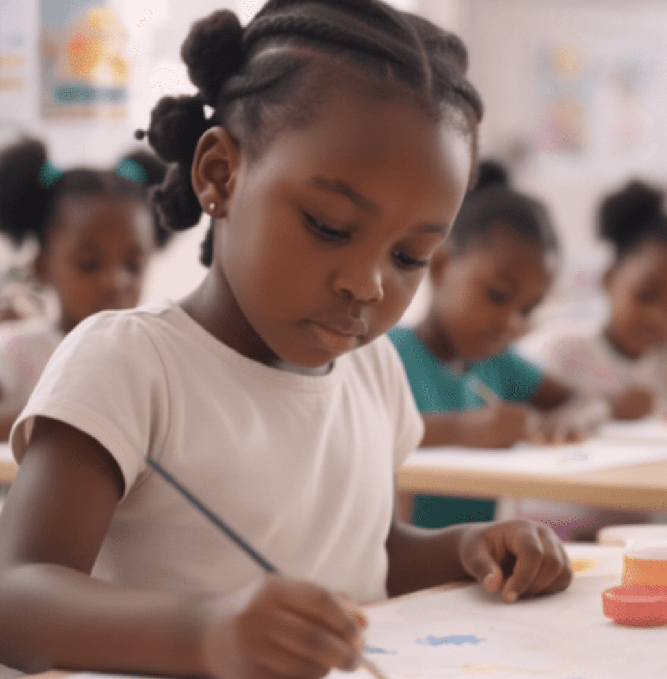 Close-up portrait of a Bustay Cornerstone student